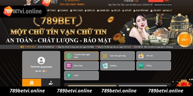 Hướng dẫn chi tiết nạp tiền 789bet dễ dàng và nhanh chóng